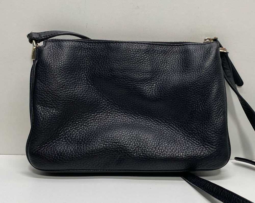 Kate Spade Black Leather Zip Crossbody Bag - image 2