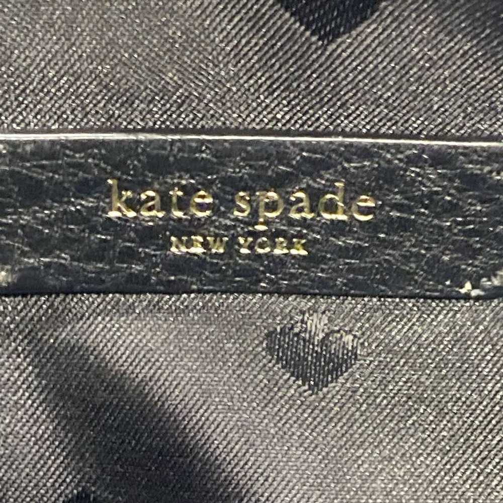 Kate Spade Black Leather Zip Crossbody Bag - image 4