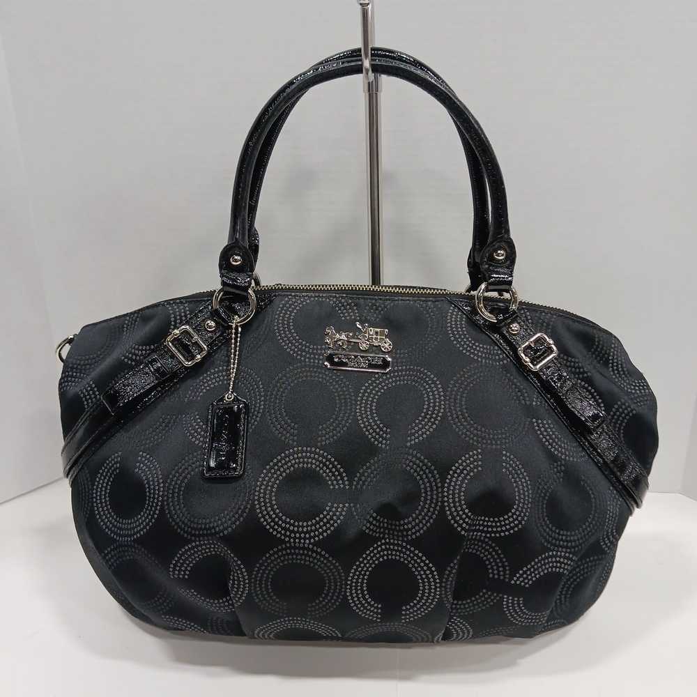 Authentic COACH Madison Dotted OP Art Sophia Hand… - image 2