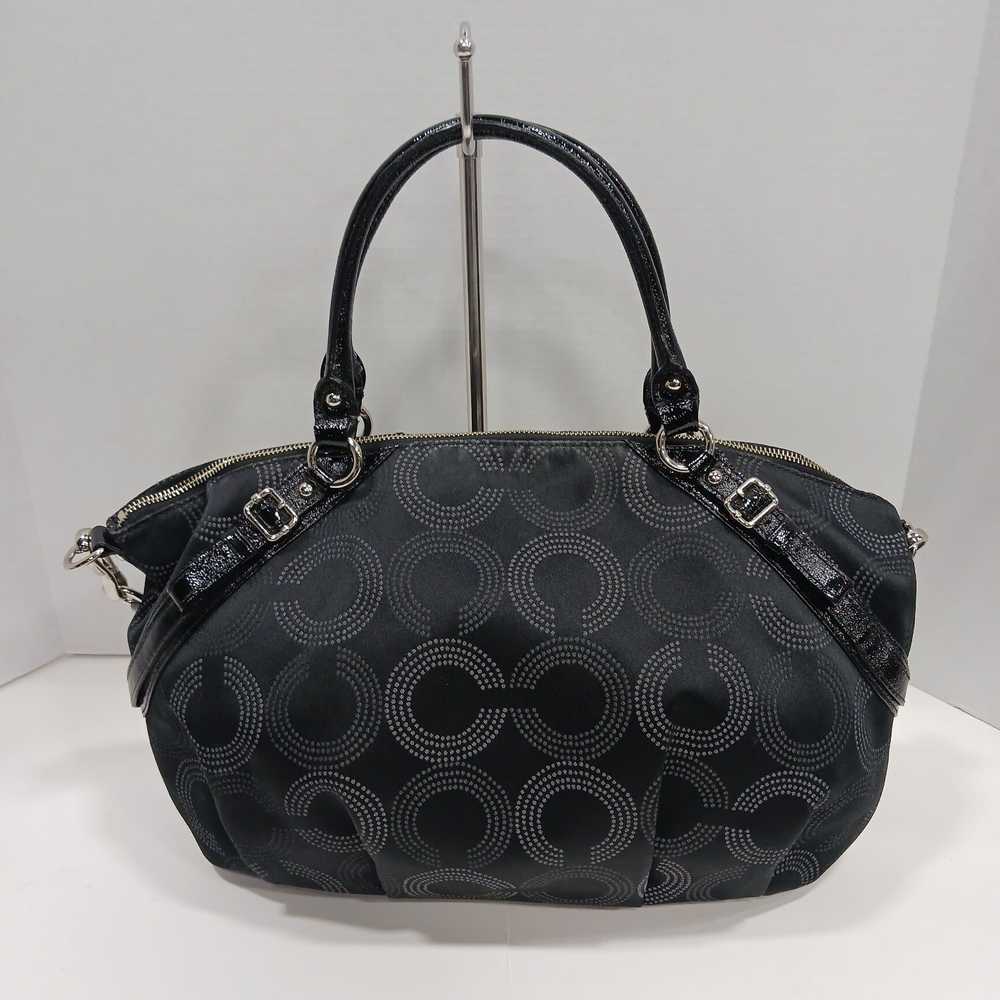 Authentic COACH Madison Dotted OP Art Sophia Hand… - image 3