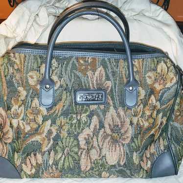 VINTAGE PROTOCOL Tapestry overnight bag