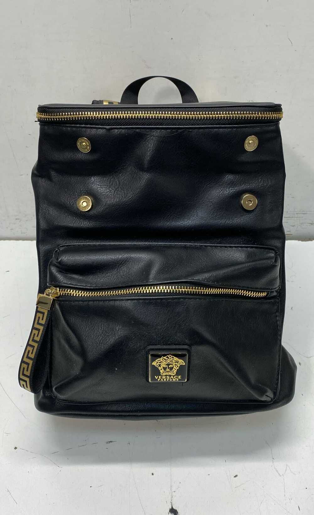 Versace Parfums Black Small Backpack Bag - image 1