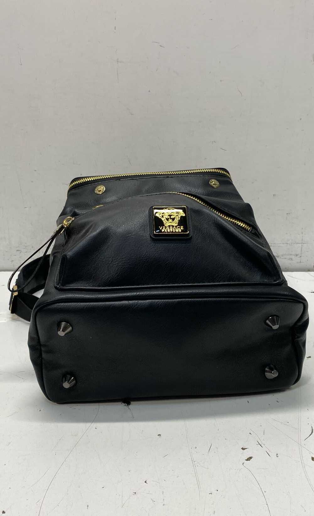 Versace Parfums Black Small Backpack Bag - image 3