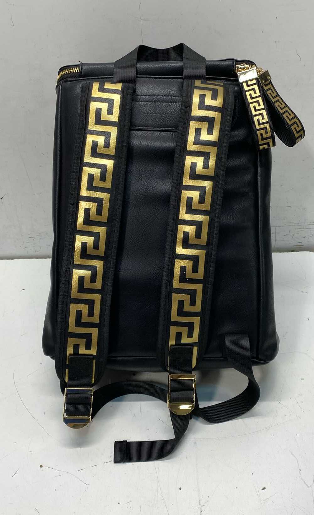 Versace Parfums Black Small Backpack Bag - image 4