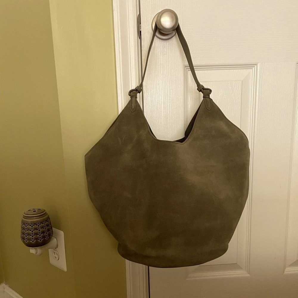 Large suede bucket bag - image 1