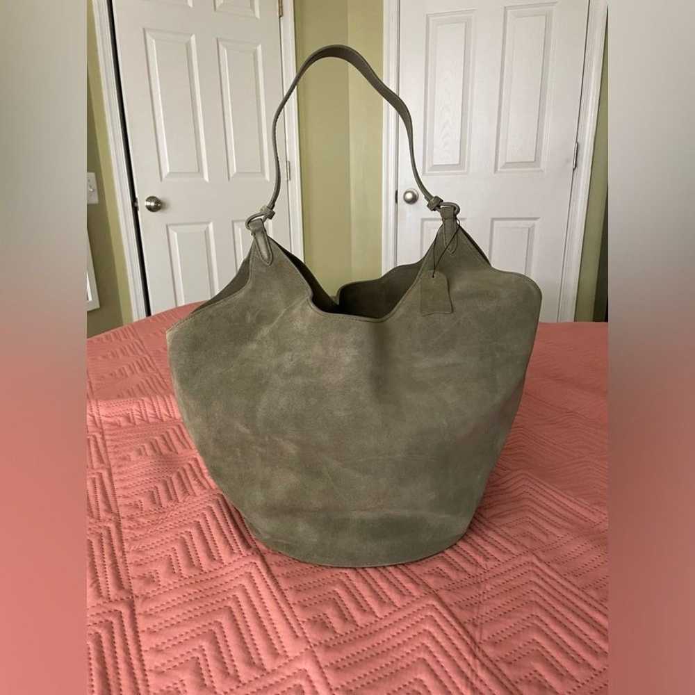 Large suede bucket bag - image 2