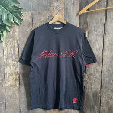 Lotto × Vintage Vintage Ac milan tshirt - image 1