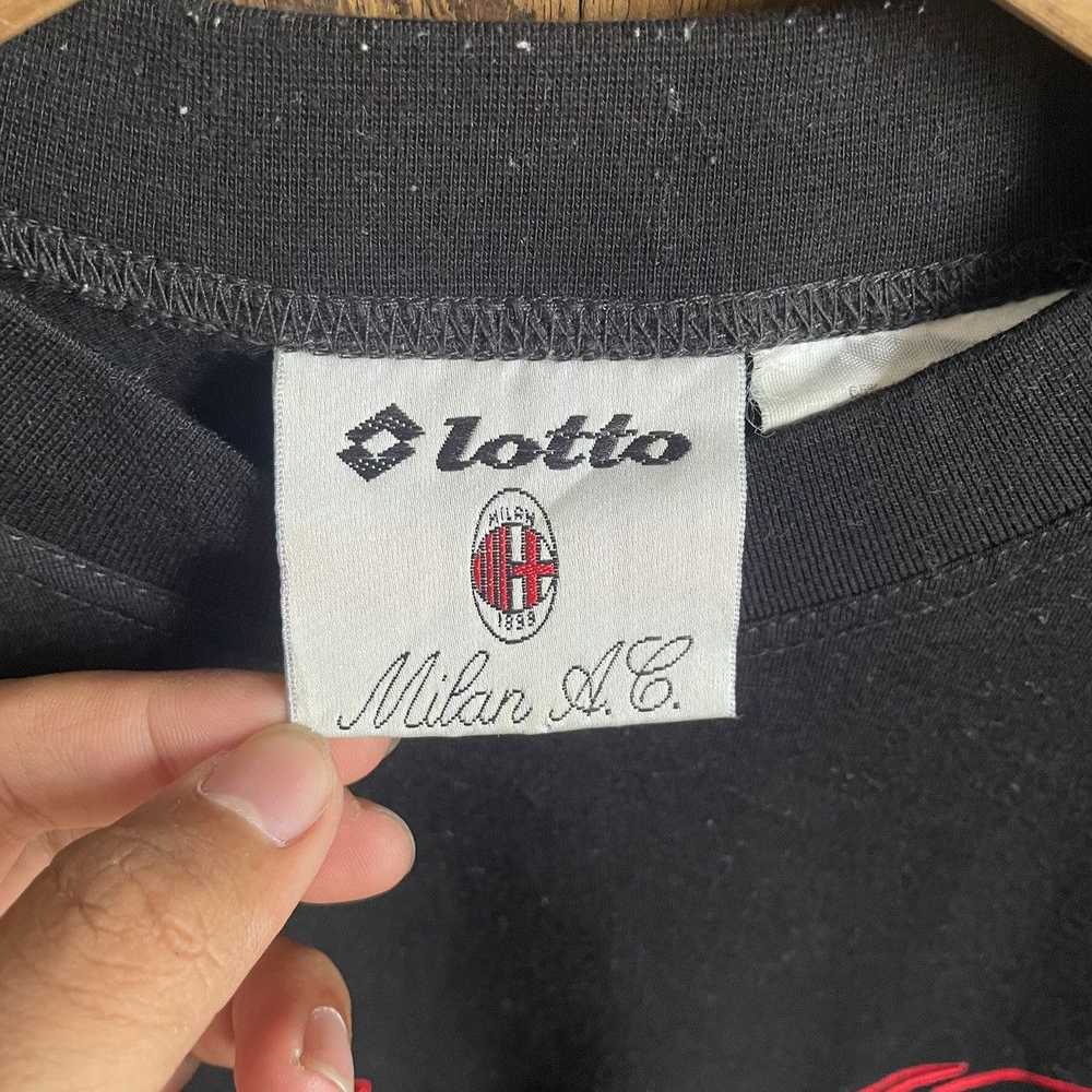 Lotto × Vintage Vintage Ac milan tshirt - image 3