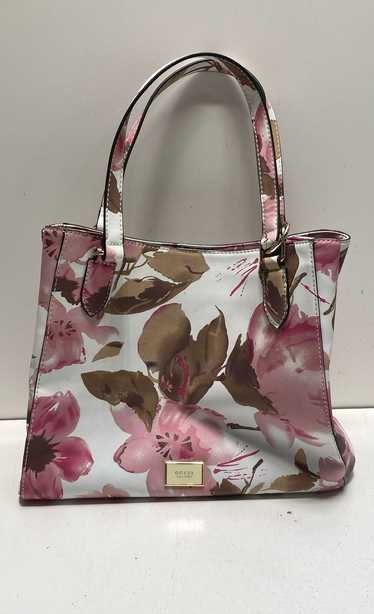 Guess Floral Print Shoulder Tote Multicolor