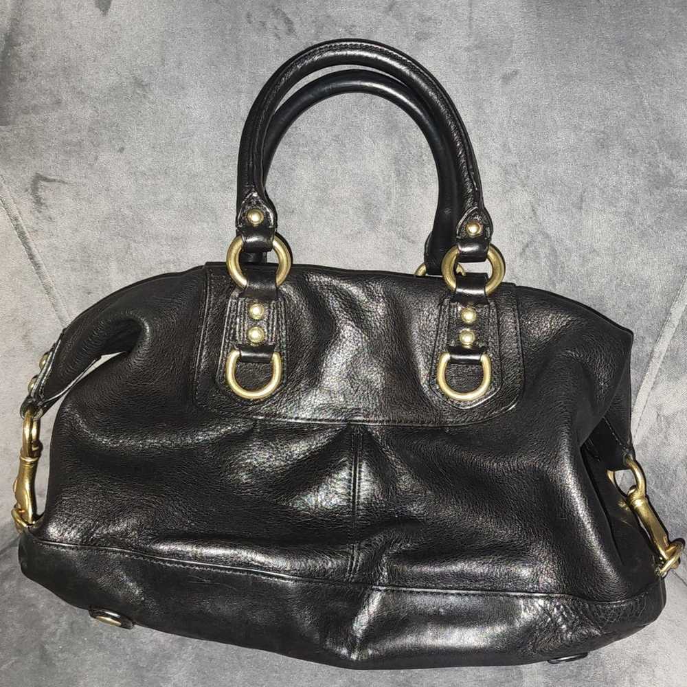 Coach 12937 Sabrina Madison Black Leather Satchel… - image 3