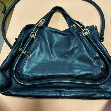 Chloe shoulder bag 2WAY black leather ladies Chloe