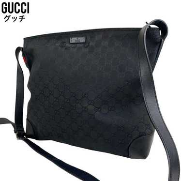 GUCCI Shoulder Bag Canvas Sherry Line 308930