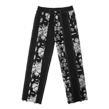 Japanese Brand × Vintage Black bandana pants - image 1