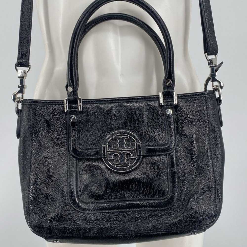 Tory Burch Handbag Pebbled Leather Crossbody Hand… - image 1