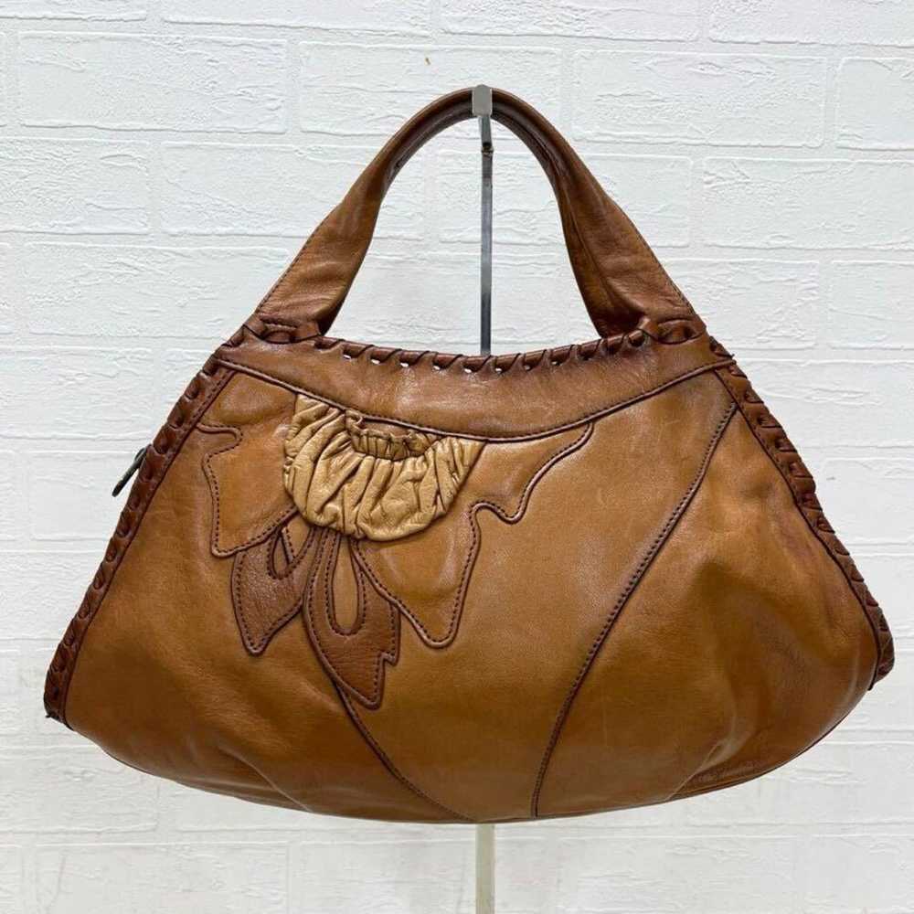 IBIZA Ibiza Leather Handbag Casual Bag Brown - image 1