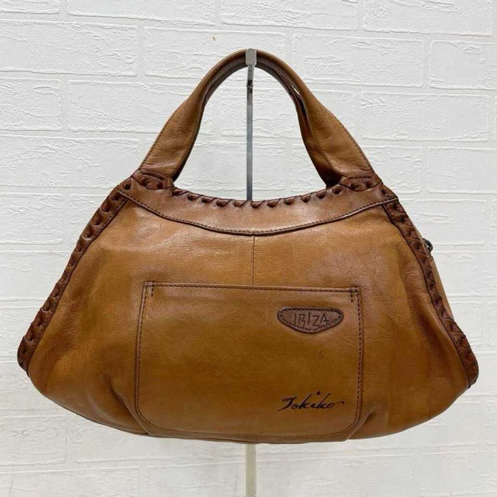 IBIZA Ibiza Leather Handbag Casual Bag Brown - image 2