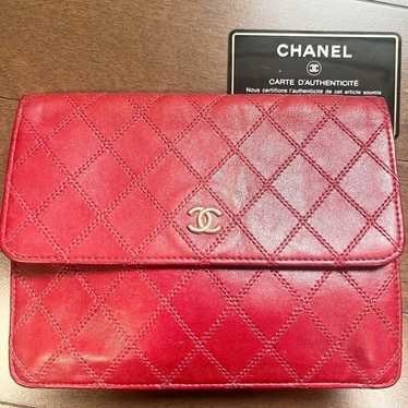 Authentic Chanel Matelasse Clutch Bag Pouch