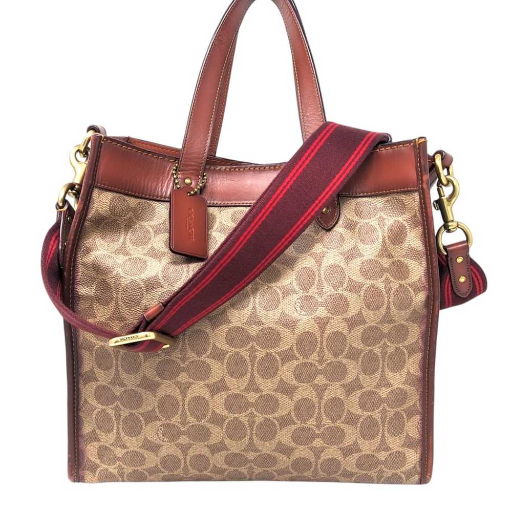 COACH Field Tote In Signature Canvas With Horse A… - image 9