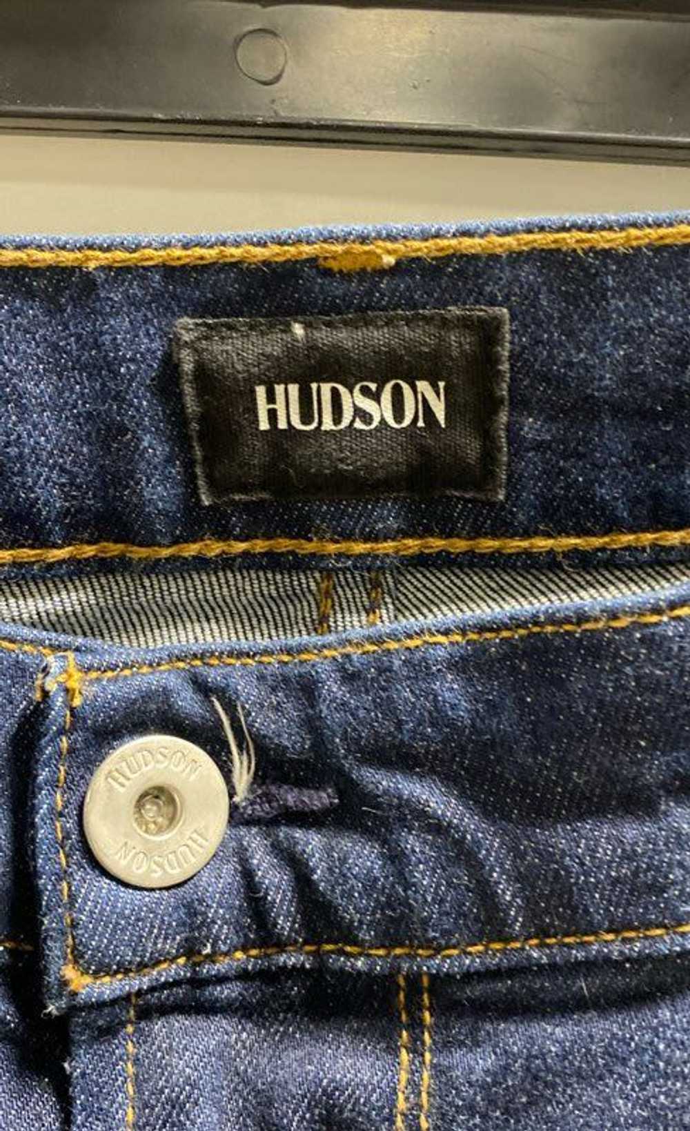 Hudson Mens Blue Pockets Medium Wash Mid-Rise Den… - image 3