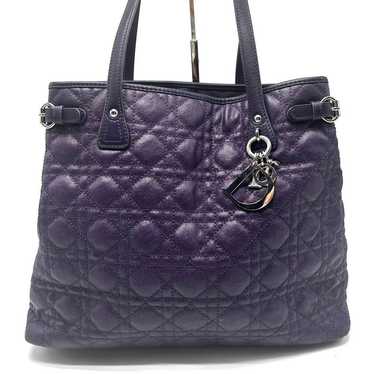 Brand new item ✨Dior Cannage Tote Bag Purple Silv… - image 1