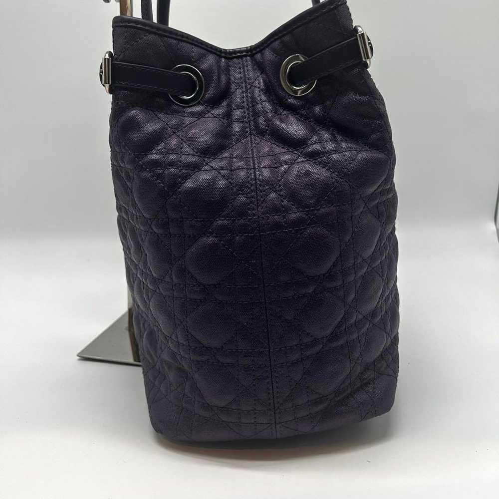 Brand new item ✨Dior Cannage Tote Bag Purple Silv… - image 3