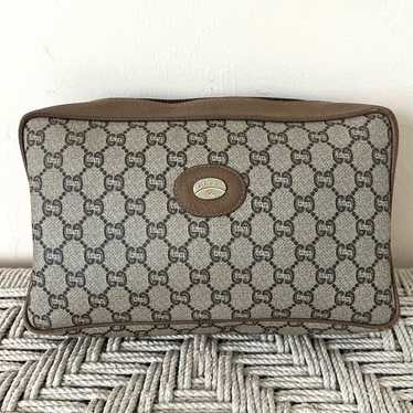 GUCCI GG Plus Monogram Large Leather and Canvas C… - image 1