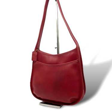 【Rare】Old Coach 9047 Ergo Shoulder Bag Leather Red