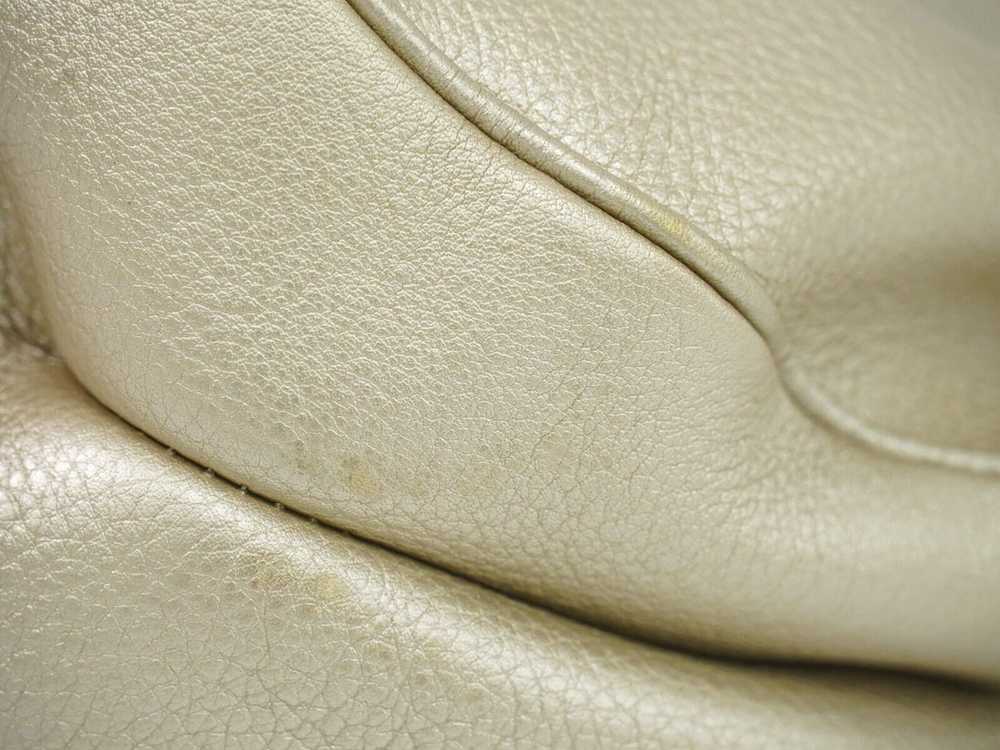 Salvatore Ferragamo Gancio Beige Leather Handbag … - image 10