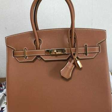 Leather handbag. - image 1