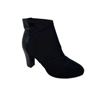 Eileen Fisher Nylon Canvas Pull On Sock Bootie