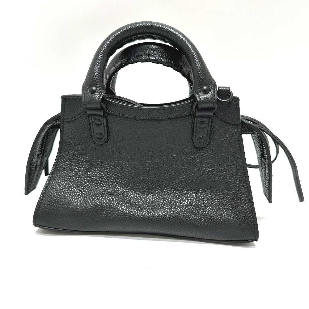 BALENCIAGA Handbag 698067 leather black City Neo … - image 2