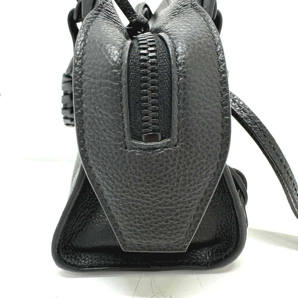 BALENCIAGA Handbag 698067 leather black City Neo … - image 7