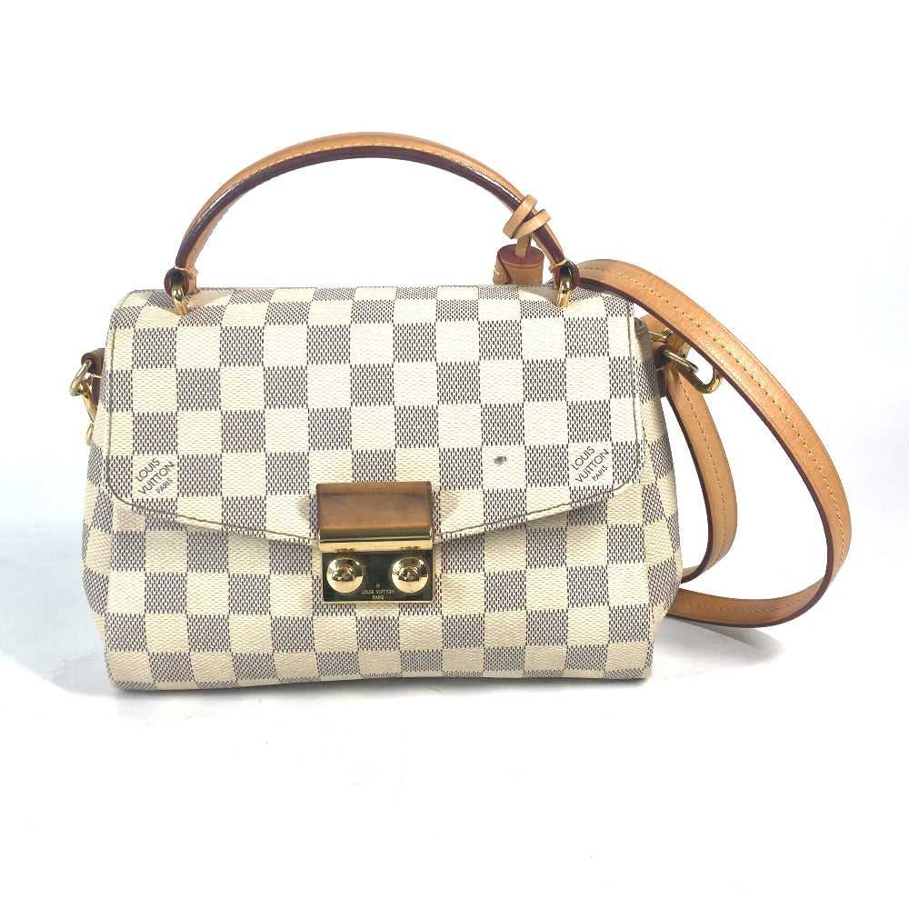 LOUIS VUITTON Handbag N41581 Damier Azur Canvas w… - image 1