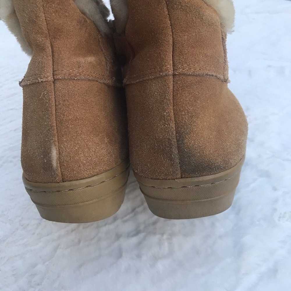 J.CREW Shearling Leather Warm Winter  Boots Sz 9 - image 8