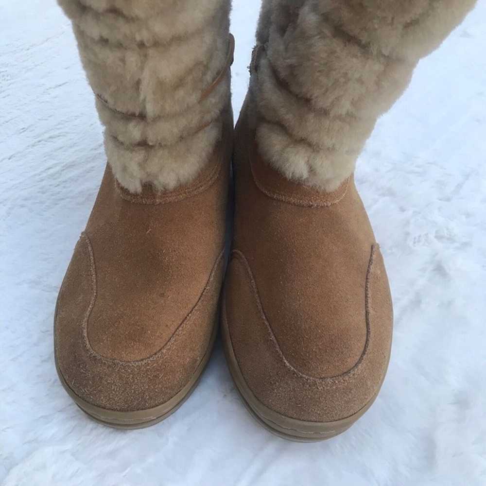 J.CREW Shearling Leather Warm Winter  Boots Sz 9 - image 9