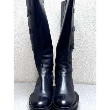 Ecco Hobart Black Tall Boots Gently Used Size 39 S