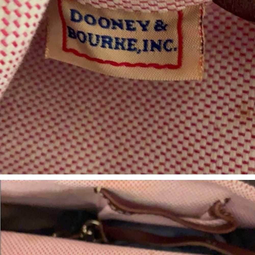 VINTAGE Dooney and Bourke Shoulder Bag had signat… - image 5