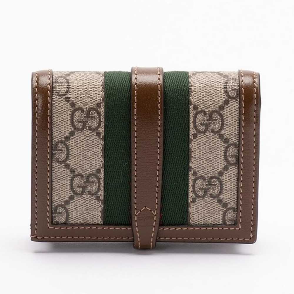 Gucci Leather card wallet - image 4