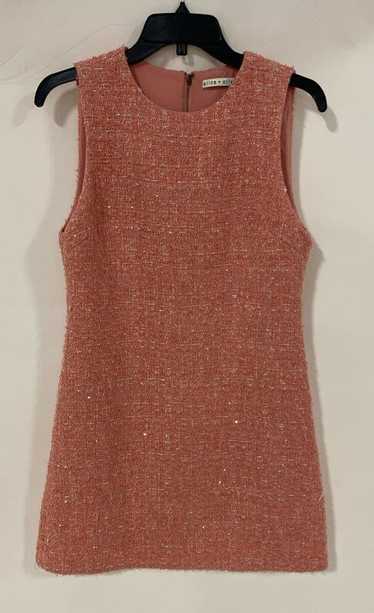 Alice + Olivia Pink Tweed A-line Dress - Size 4