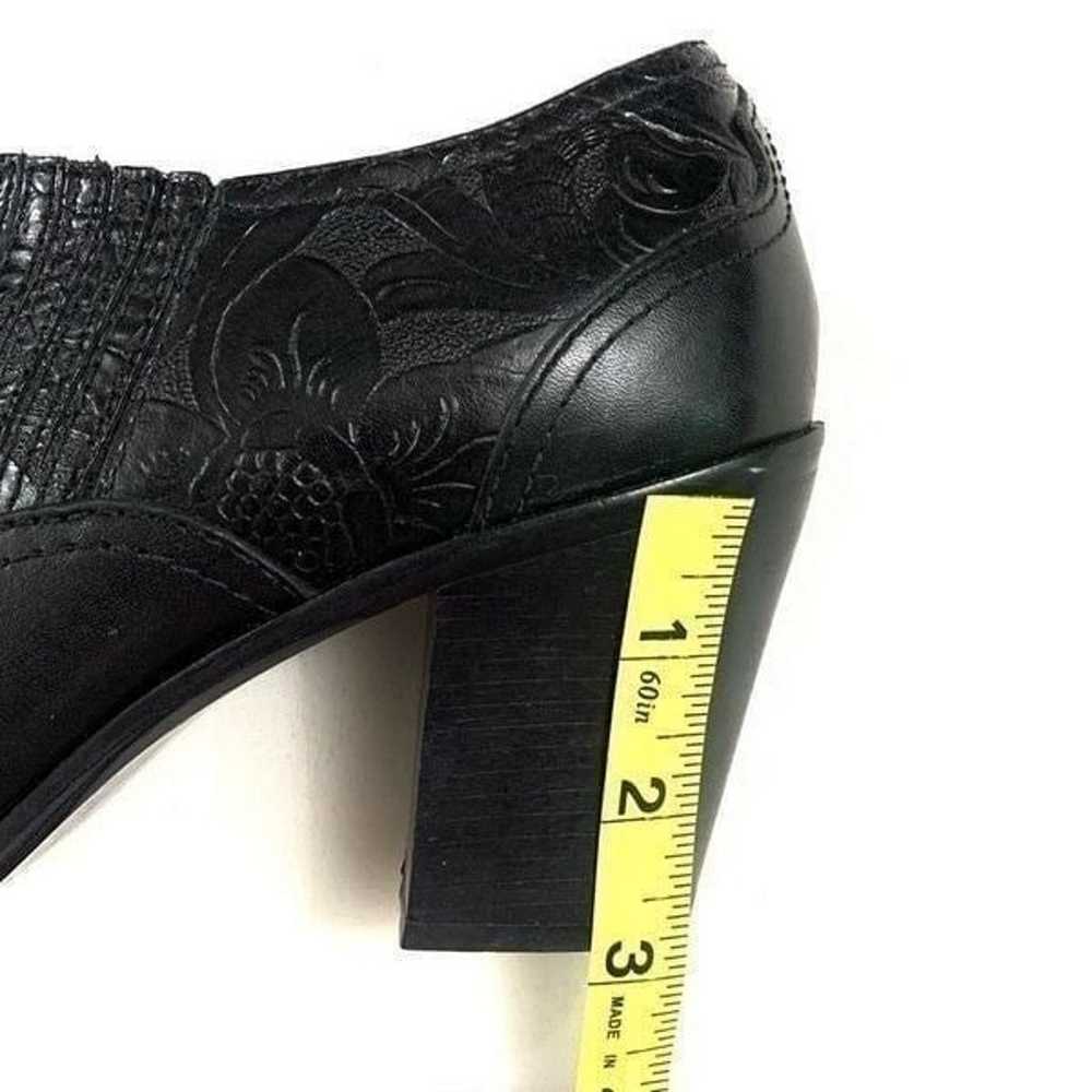 ANTONIO MELANI Hand Tooled Leather Booties - image 9