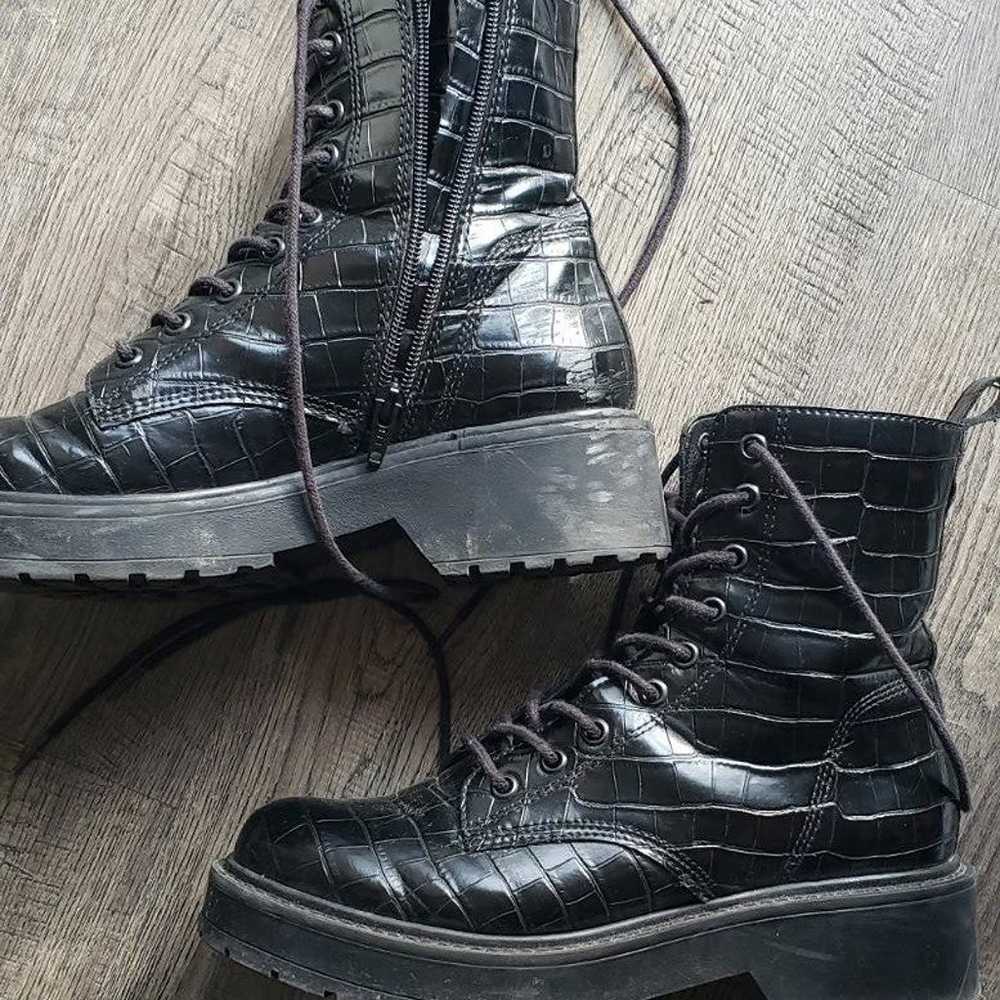 8.5 Steven Madden Tornado Combat Boots - image 2