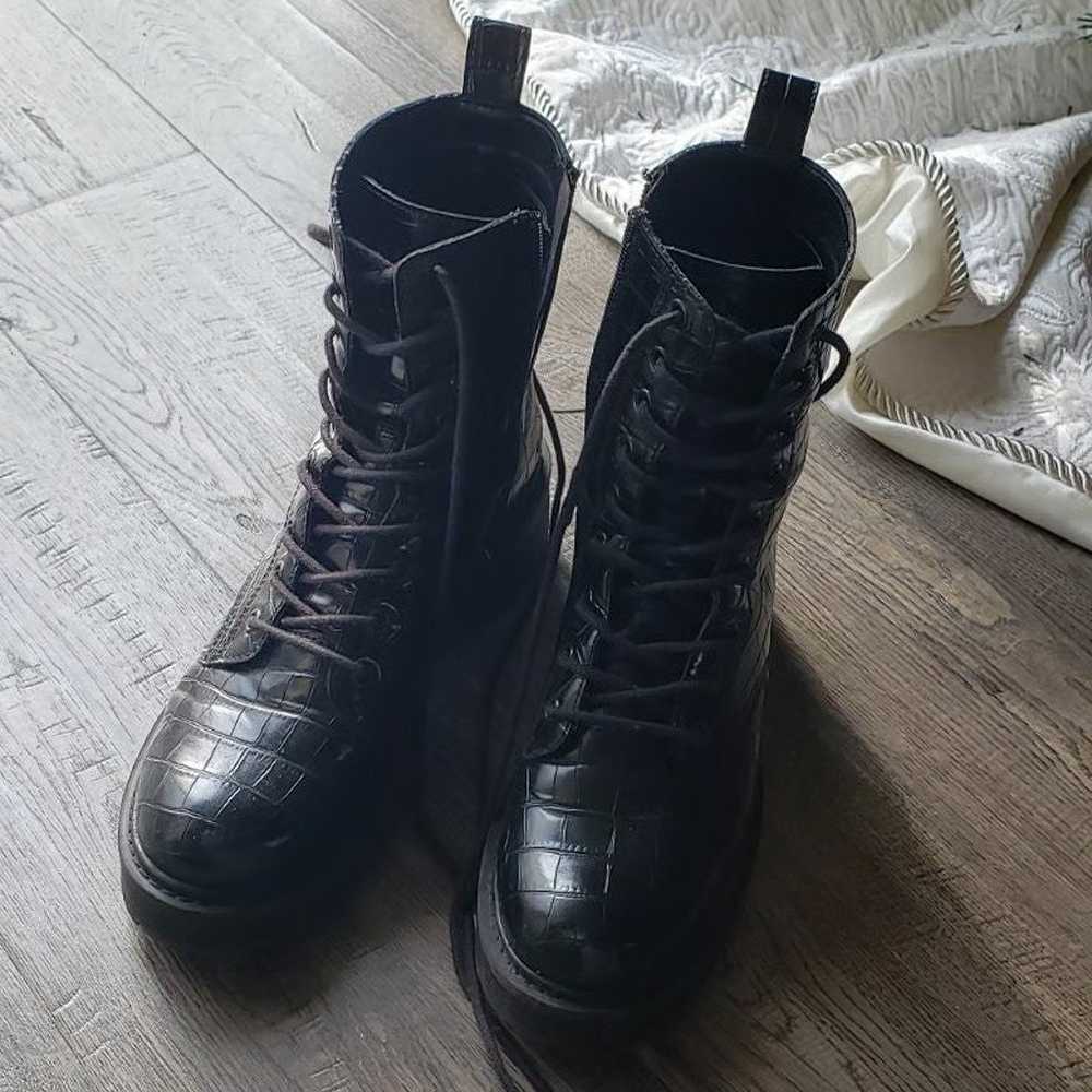 8.5 Steven Madden Tornado Combat Boots - image 3