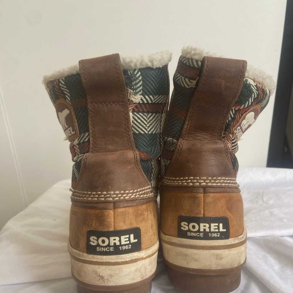 Sorel Tivoli Plaid Waterproof Winter Snow Boots S… - image 10