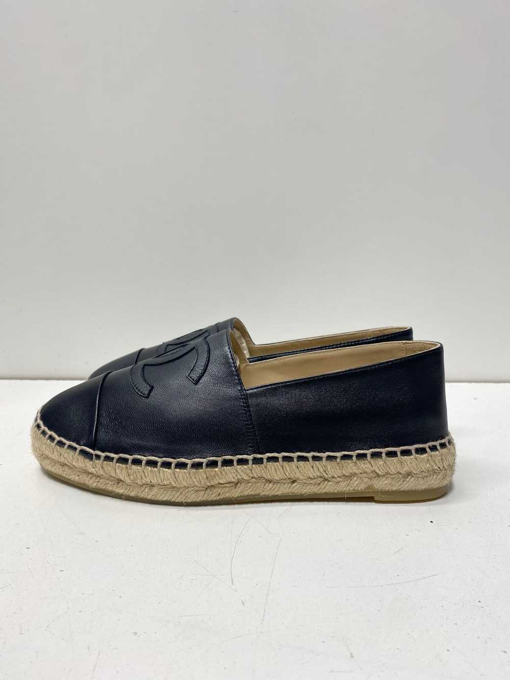 Chanel Lambskin CC Espadrilles Women's Sz 6.5 - image 1