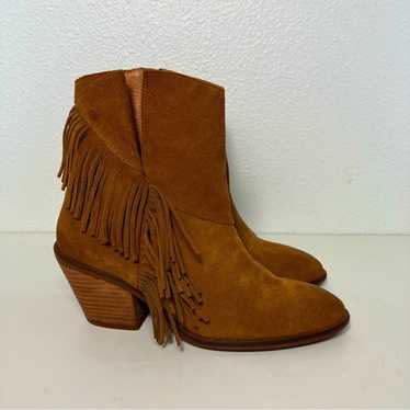 Sundance Cowboy Vera Cruz Brown Suede Fringe “Cass