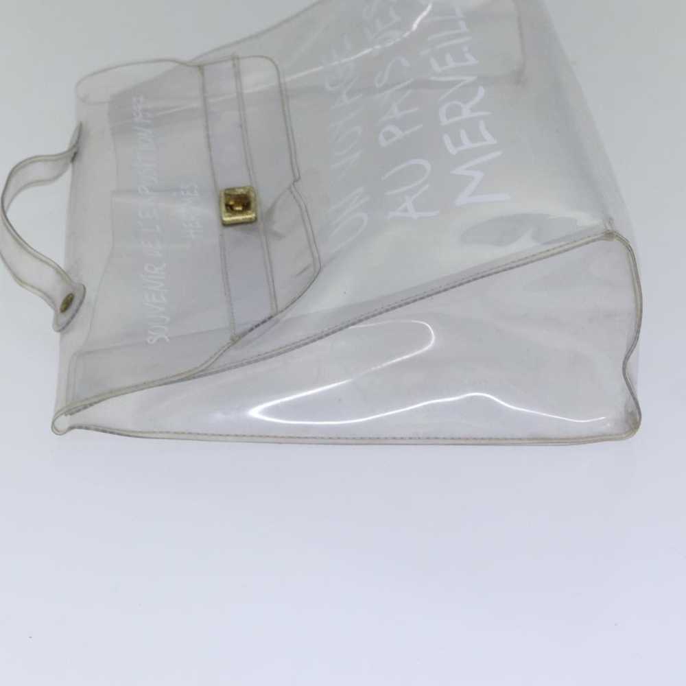 Hermes HERMES Vinyl Kelly Hand Bag Vinyl Clear Au… - image 5