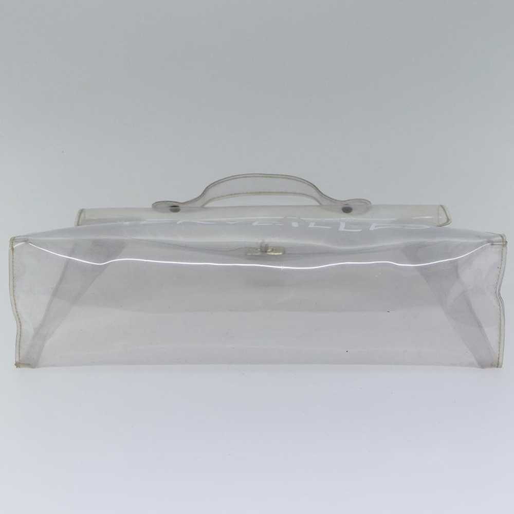 Hermes HERMES Vinyl Kelly Hand Bag Vinyl Clear Au… - image 8