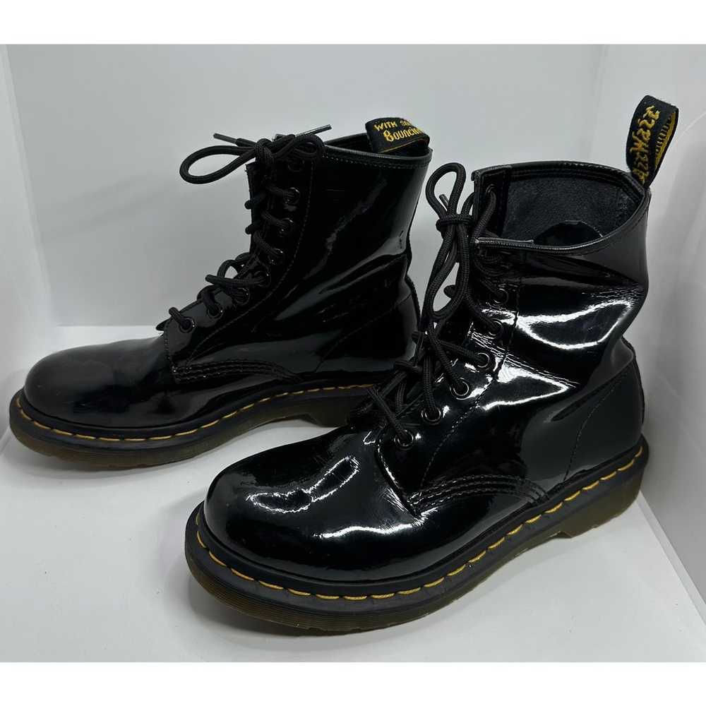 Dr Martens 1460 W Black Patent Leather Womans US … - image 11