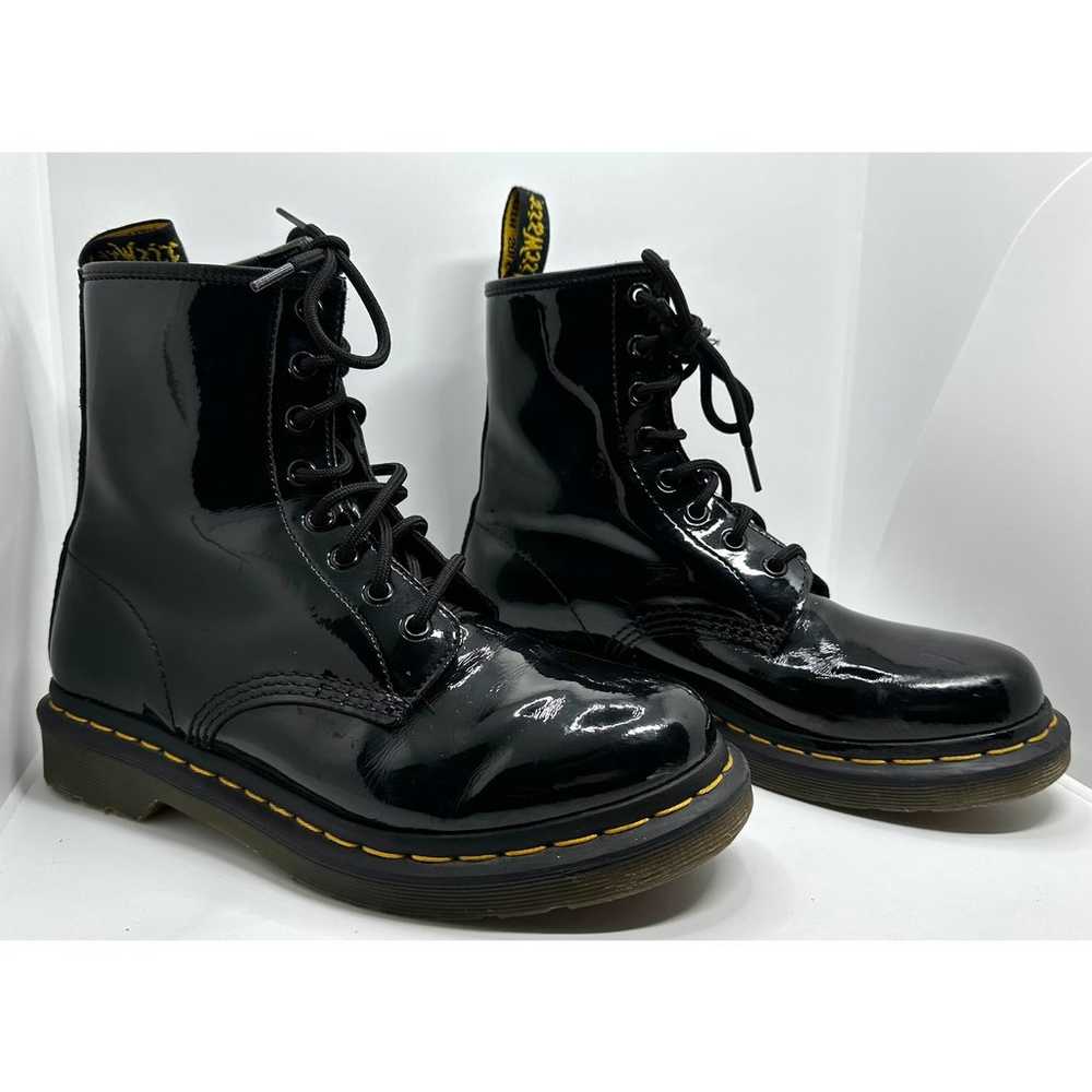 Dr Martens 1460 W Black Patent Leather Womans US … - image 12