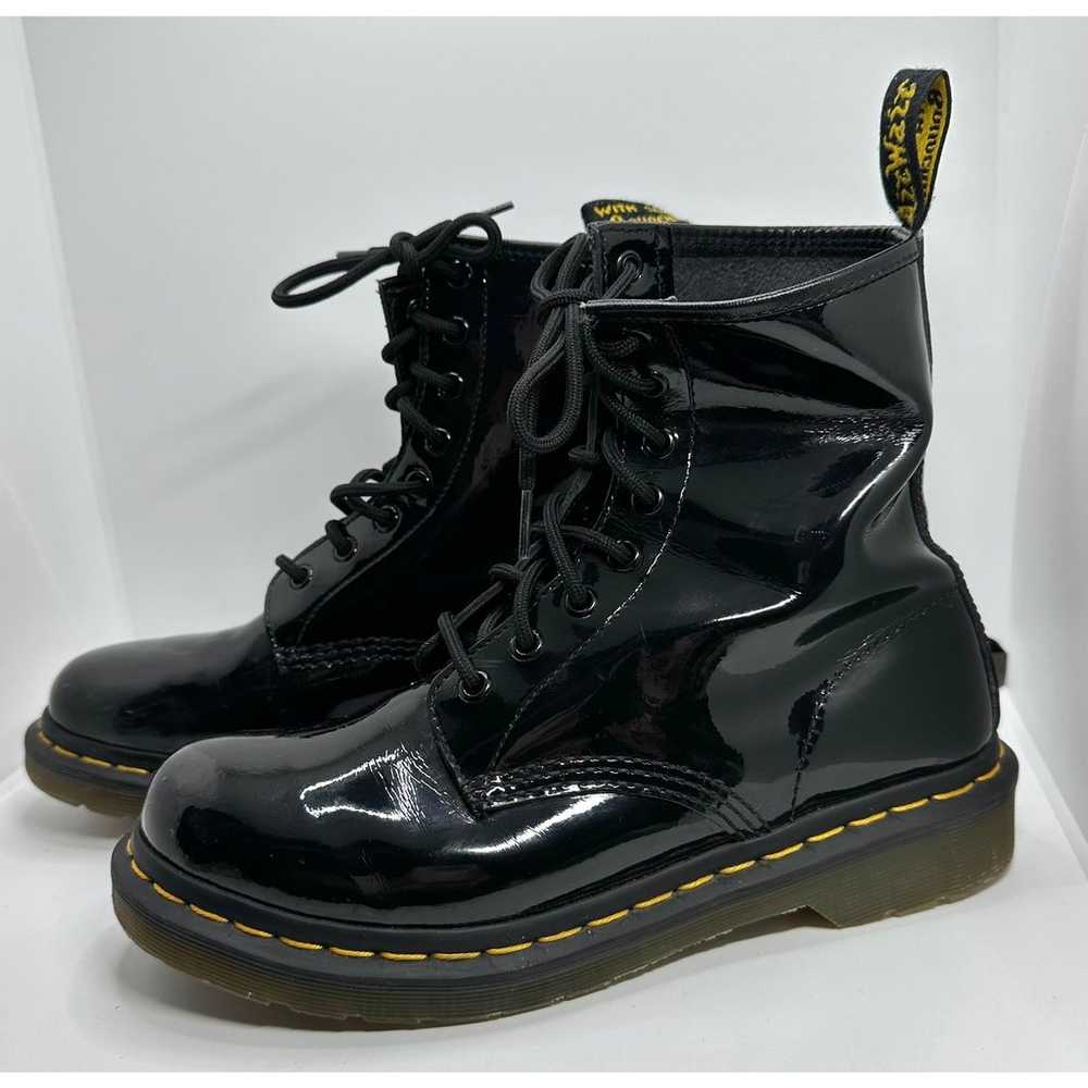 Dr Martens 1460 W Black Patent Leather Womans US … - image 2